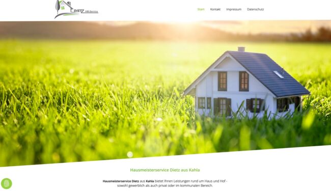 Webseiten Erstellung für Hausmeisterservice