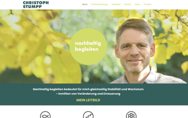 Website Erstellung für Christoph Stumpp